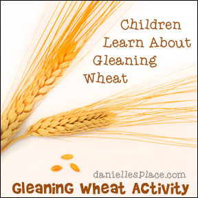 Gideon Bible Lesson - Children learn about Threshing and Winnowing from www.daniellesplace.com