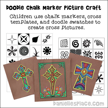 Chalk Marker Doodle cross pictures from www.daniellesplace.com