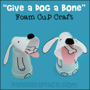 Cup dog Craft for Kids from www.daniellesplace.com