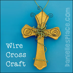 Wire Wrap Cross Craft from www.daniellesplace.com