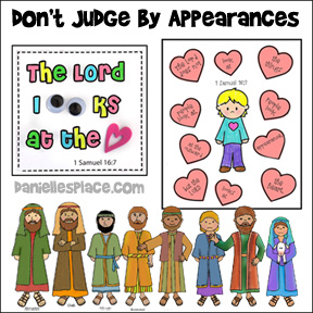 Don't Judge by Appearances Bible Lesson from www.daniellesplace.com