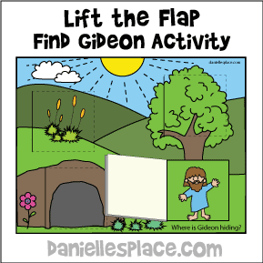 Lift the Flap Find Gideon Activity