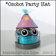 Ozobot Party Hat Printable Patterns from www.daniellesplace.com