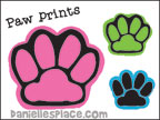 Paw Prints Printable