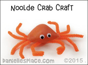 Noodle Crab Craft