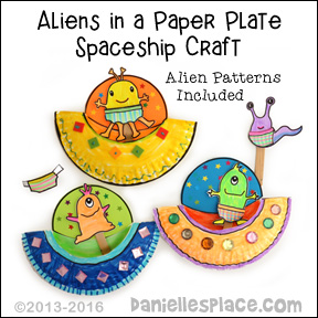 Alien Crafts and Learning Actiivities for Children from www.daniellesplace.com