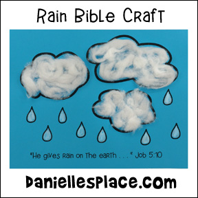 Rain Cloud Bible Craft