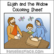 Elijah Bible Crafts and Learning Activities