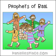 Prophets of Baal Coloring Sheet