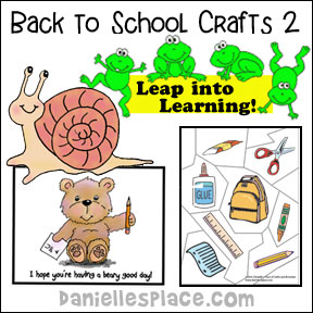 Back to School Crafts Page 2