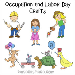 Labor Day and Occupation Crafts for Kids