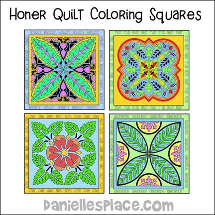 Honor Quilt Craft includes five different patterns.