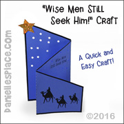Wise Men Folded Craft for Christmas