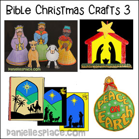 Christmas Crafts for Sunday School - Bible Christmas Crafts from www.daniellesplace.com