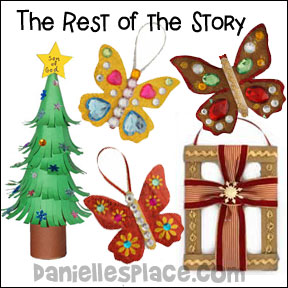Christmas Bible Lesson - The Rest of the Story with Christms Ornaments from www.daniellesplace.com