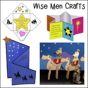 Wise Men Crafts and Games for Christmas Children's Ministry