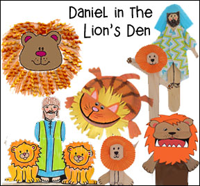 Daniel and the Lions Bible Lesson from www.daniellesplace.com
