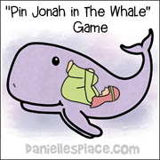 "Pin Jonah in the Whale" Bible Lesson Review Game from www.daniellesplace.com