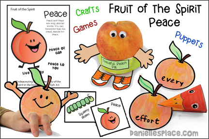 Fruit of the Spirit Peace Bible Lesson from www.daniellesplace.com