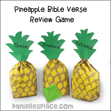 Pineapple Bible Verse Review Game