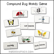 Compound Words Bug Game