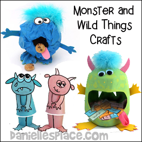 Monster and Wild Things Crafts for Kids