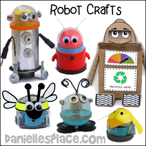 Robot Crafts for Kids from www.daniellesplace.com