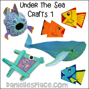 Under-the-sea Crafts from www.daniellesplace.com