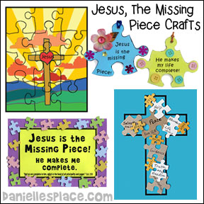 Jesus, the Missing Piece Bible Lesson and Crafts