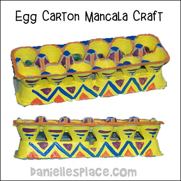 Egg Carton Mancala Craft