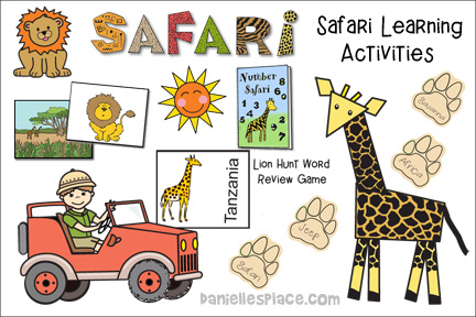 Safari Learning Activities
