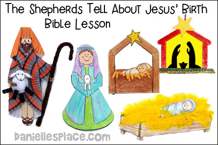 Christmas Story Tree - The Shepherds Tell about Jesus' Birth Bible Lesson