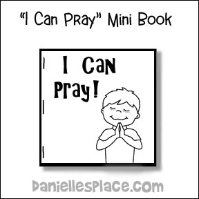I Can Pray Printable Mini Book