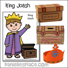 King Joash Bible Lesson and Crafts