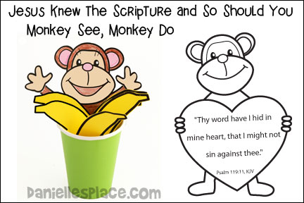 Monkey See, Monkey Do Jesus Knew the Scripture and So Should You
