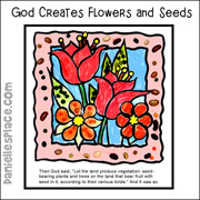 Creation of Flower and Seeds Bible Craft