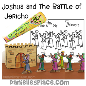 Joshua and the Battle of Jericho Bible Lesson with Craft and Games for kids
