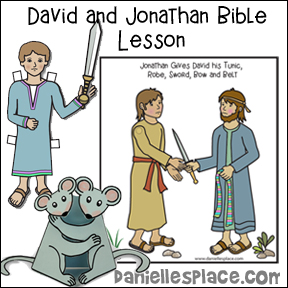 David and Jonathan Bible Lesson for Children from www.daniellesplace.com