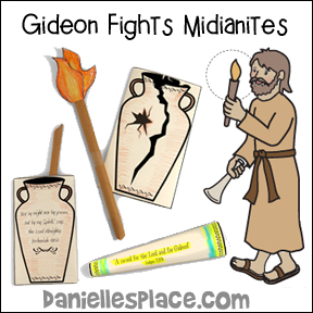 Gideon Fights the Mean Men of Midian Bible Lesson