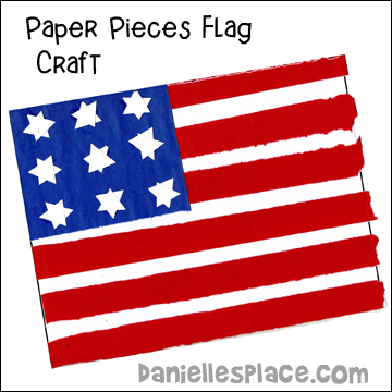 Paper Pieces Flag Craft