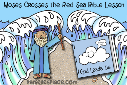 Moses Crosses the Red Sea Interactive Bible Lesson of Children's Ministry