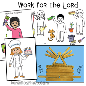 Work for the Lord Bible Lesson - Building the Temple Furnishings