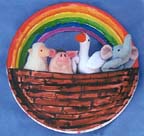 Noah's Ark with Rainbow for children from www.daniellesplace.com
