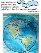sunday school God Made the Earth bible Craft