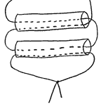 egyptian straw bracelet diagram