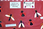 love our neighbor as yourself banner bulletin board craft