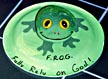 frog on a lily pad craft