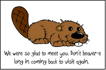 Beaver Postcard