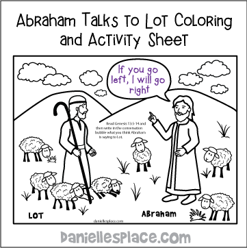 Abraham and Lot Bible Crafts for Sunday School