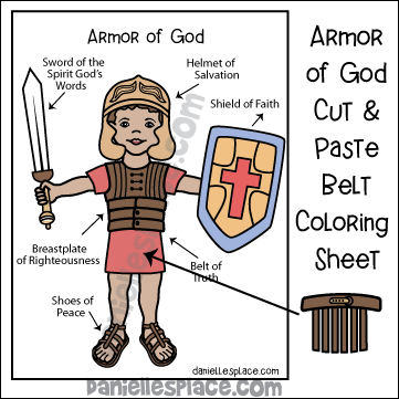 Armor of God - Belt of Truth Bible Crafts